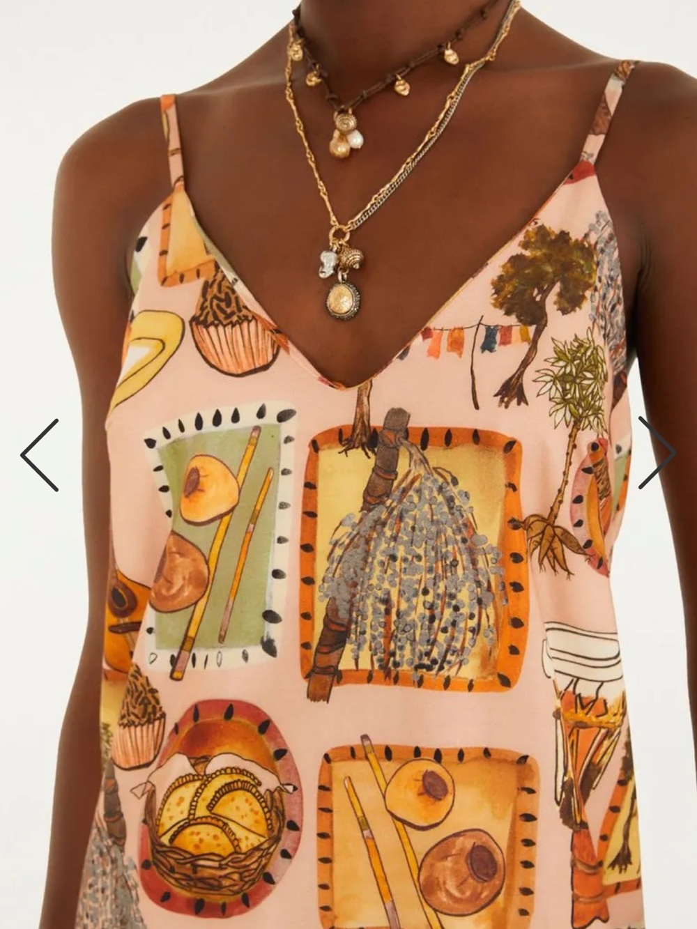 Farm Rio bohemian midi dress drop waist NWT - Picture 3 of 7